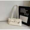 2026 Novo Estilo Bolsa de Ombro/Axila Feminina Tendência e Fashion com Textura para Primavera Casual Deslocamento Bolsa Quadrada Pequena