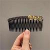 Grampo de Cabelo Acessório de Cabelo para Mulheres 2024 Novo Pente de Cabelo Pente de Inserção Faixa de Cabelo Presilha para Franja Parte de Trás da Cabeça Ferramenta Organizadora de Cabelos Soltos