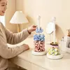 Soporte de exhibición de escritorio multifuncional para coleteros y accesorios para el cabello, incluyendo scrunchies, pulseras y ligas para el cabello