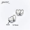 YuenZ Viento Europeo y Americano aleación perforada doble amor agujero grande cuentas pulsera de cuentas accesorios de cuentas 13 * 9MM R196