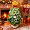 Árbol de Navidad Decoraciones de Regalo de Navidad Adornos de Decoración para el Hogar 2025 Nuevo Nieve Árbol de Navidad de Cinco Siete Capas Venta al por Mayor