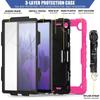 Para Samsung Galaxy Tab A7 10.4 polegadas SM-T500 capa protetora de borda com almofada de ar anti-impacto plana