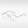 Armazón de metal poligonal H5903 para hombre y mujer, marco versátil de moda para gafas de miopía, gafas para commuters con protección contra luz azul
