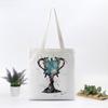 Bolsa Tote de Lona Harry Potter Brinde Publicitário Moda Popular na Internet Proteção Ambiental Amazon Novo Item Bolsa de Lona