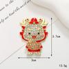 Nuevos y lindos accesorios de joyería para bebé dragón, carcasa para teléfono móvil DIY, con diamantes adhesivos, material de flor de zapato de aleación festivo Daji del año del dragón