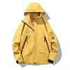 Jaqueta à prova de vento e à prova d'água para uso externo, para homens e mulheres, adequada para primavera e outono, estilo workwear, perfeita para casais, caminhadas e montanhismo