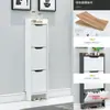 Novo armário de sapatos flip-door de três e quatro camadas ultrafino para uso doméstico, armazenamento estreito atrás da porta, simples, prático e esteticamente agradável para a entrada