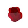Florero Acrílico Colorido con Forma de Flor Forma Especial Arreglo Floral Casero Mesa de Centro Estilo Nórdico Simple Encimera de Sala de Estar Mesa de Café Decoración