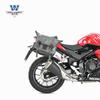 Coche muscle Wolf adecuado para Honda CBR400R bolsa lateral bolsa lateral se puede instalar casco medio casco casco integral con cerradura liberación rápida modificación