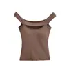 2667 - Top strapless sexy ajustado estilo europeo y americano para mujer, nuevo top bustier sexy ajustado primavera/verano 2026