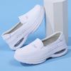 Zapatos de Enfermera Personalizados para Mujer, Suela Blanda, Transpirables, No Cansan, Versátiles, Blancos, Cómodos, Suela Plana, Antideslizantes, Zapatos de Trabajo para Hospital al por Mayor