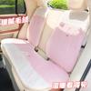 Cojín Azul Lluvia para Asiento de Coche Cojín de Felpa de Invierno para Asiento de Coche Suave, Cómodo y Cálido Cojín de Asiento de Coche para Otoño e Invierno