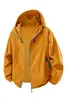 Ropa de Protección Solar de Secado Rápido de Seda de Hielo para Hombres, Ropa de Protección Solar con Capucha de Secado Rápido de Verano, Chaqueta Deportiva, Chaqueta Ligera y Transpirable para Exteriores