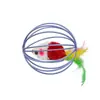 Juguete de Pelota Saltarina de Oruga Amazon para Gatos, para el Autoentretenimiento y Alivio del Aburrimiento de los Gatos, Fabricante de Palo de Jugueteo Interactivo Gusano Arcoíris