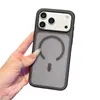 Funda magnética de color puro para teléfono móvil con acabado esmerilado y tacto de piel, adecuada para iPhone 17/16/15/14 Promax, funda protectora