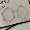 Pulsera de Mariposa Pulsera de Lujo Ligero Diseño Nicho Femenino Pulsera de Cuentas de Alta Gama Accesorios Cool Versátiles