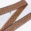 Nuevo Bordado de Flor Borgoña Étnico Encaje Ancho Tela para el Hogar DIY Característico Accesorios de Ropa Estilo Étnico