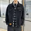 Chaqueta de mezclilla versátil para primavera y otoño para hombre, marca de moda, corte holgado, talla grande, chaqueta de trabajo, abrigo de mezclilla, venta al por mayor de fábrica de moda