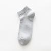 Calcetines de hombre de primavera y verano, calcetines náuticos de malla de tubo corto, de colores sólidos, transpirables y con diseño de hombre, calcetines de algodón en stock, calcetines de hombre