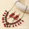 Estilo Étnico Exótico Tassel Tocados para Mujer Vintage Para Tomar Fotos Antiguo Eyebrow Drop Tocados Bohemios