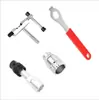 Ferramenta Extrator de Movimento Central Mtb de Bicicleta Removedor de Pedivela Conjunto de Ferramentas de Reparo de Coroas com Chave