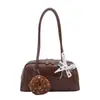 Bolso de hombro retro minimalista, bolso casual de diseño de nicho para mujer, nuevo bolso de axila personalizado primavera 2026