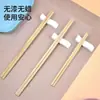 Pauzinhos descartáveis, convenientes e higiênicos para viagem, pauzinhos de bambu para uso doméstico, embalados individualmente, adequados para fast food, ecológicos e comercialmente disponíveis em comprimentos estendidos para hot pot