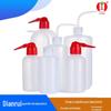 Preço de fábrica garrafa de lavagem bucal vermelha garrafa de lavagem de boca branca de plástico 250ml 500ml grande favoravelmente limpo e ecologicamente correto