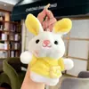 Chaveiro de ovelha de pelúcia fofo, boneca de pelúcia, pingente de bolsa para casal, brinquedo de máquina de pegar pelúcias, acessório de presente