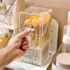 Caja de Almacenamiento para Brochas de Maquillaje, Almacenamiento para Lápices de Cejas, Tapa Abatible a Prueba de Polvo, Caja de Almacenamiento Acrílica Simple para Mesa de Tocador de Escritorio de Amazon
