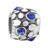 Panjia Nova Quente Diamante Azul Borboleta Amor Quadrado Diamante Salto Alto Miçangas DIY Pulseira Colar Acessórios Lote