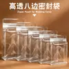 Bolsas Transparentes de Sellado de Ocho Lados para Frutas Secas, Dátiles Rojos, Nueces, Empaque de Plástico para Alimentos de Grano, Bolsas Auto-Sellables al por Mayor