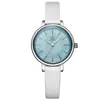 SHENGKE SHENGKE K8012 Reloj de Cuarzo Redondo Casual Simple Nuevo para Estudiantes Coreano para Mujer Correa de Agua