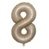Globo Digital de Papel de Aluminio de 40 pulgadas Forma de Set de Cumpleaños Suministros de Decoración para Fiestas Globos con Números de Cumpleaños Venta al por Mayor