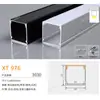 Canal de Aluminio para Luz Lineal LED al por Mayor del Fabricante, Luz Lineal con Borde, Canal de Luz de Aleación de Aluminio, Perfil de Canal de Aluminio para Luz Lineal