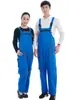 Macacão de Trabalho Peça Única com Suspensórios, Bordado, Adequado para Todas as Estações, Roupa de Performance, Reparo Automotivo, Roupa de Trabalho para Manutenção, Proteção Durável para o Trabalho