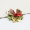 Decoraciones Árbol de Navidad Lazo Empaque de Regalo Cinta Roja y Verde Campana Coche de Regalo Decoración Colgante Suministros para Muebles