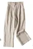 Pantalones Anchos Nuevos 2026 para Mujer, Pantalones de Algodón y Lino de Verano Nuevos de Moda, Pantalones Sueltos de Lino para Estudiantes, Pantalones Casuales