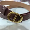 Cinturón para Mujer 2025 Nueva Moda Simple Combinable con Todo Estilo Ins Decorativo para Jeans con Negro Tendencia
