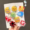 Llavero de acrílico con colgante de emoji, accesorio creativo de caricatura para mochila de estudiante, regalo divertido e interesante