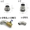 Conector de Interfaz para Tanque de Agua de Acero Inoxidable, Entrada/Salida de Torre de Agua, Carro para Cocer Arroz al Vapor, Estación de Distribución de Alimentos Aislada, Cubo de Agua, Tanque, Piscina de Agua, Válvula de Drenaje