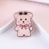 Clipes de Urso Foca Clip para Notas Clip de PP Desenho Animado Fofo Estudante Multifuncional Clip Vertical para Provas Clip de Encaixe Personalizável