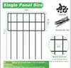 Cerca Decorativa de Jardim Transfronteiriça Arame Metálico Anti-Ferrugem para Exterior Grade de Malha para Cerca de Jardim Borda de Vizinhança Doméstica