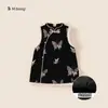 Roupas de Inverno Infantis Baoxuan Novo Estilo Chinês Roupa de Ano Novo Estilo Chinês Tradicional Vestido Cheongsam para Meninas Vestido de Algodão Acolchoado Espesso para Crianças