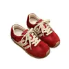Zapatillas Deportivas Retro Agande para Mujer Otoño Nuevo Estilo Gamuza Marrón con Cordones Cómodas Versátiles Suela Gruesa Zapatos Deportivos Casuales