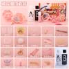 Qiaoqiao DIY Pata de Gato DIY Kit de Material Resina Epoxi Set Llavero Colgante Adorno Casero Caja de Regalo Hecha a Mano Cielo Estrellado