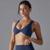 Nova Beleza Esportiva Roupa Interior Amiga da Pele Nua Respirável Sexy Oco Yoga Colete À Prova de Choque Gather-up Yoga Bra