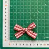 Accesorios de Lazo de Tela a Cuadros con Forma de Corazón Estilo Coreano DIY Bolsa Zapato Flor Sombrero Accesorios Leggings Accesorios de Ropa