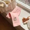 Leggings de Nuevo Estilo Primavera/Otoño 2026 para Niñas Pantalones Largos de Abrigo Versión Coreana para Niños Pantalones Elásticos Casuales para Niña Pequeña Dibujos Animados Modernos