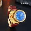 Tide Cool Watch Isqueiro de fio de tungstênio Exquisite Quartz Dial À prova de vento Ignição silenciosa Presente masculino Isqueiro Cross Border